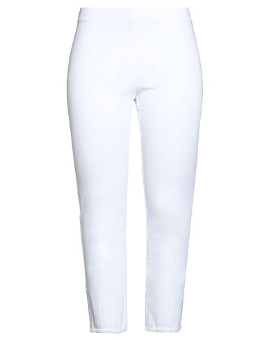 SEDUCTIVE Denim trousers White 53% Cotton, 34% Lycra®, 7% Polyester, 6% Elastane