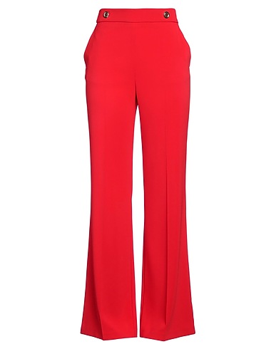 PINKO Casual pants Red 98% Polyester, 2% Elastane
