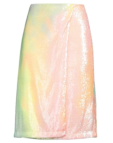 STINE GOYA Midi skirt Lime green 50% Polyester, 50% Recycled polyester