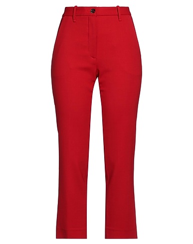NINE IN THE MORNING Casual pants Red 97% Wool, 3% Elastane