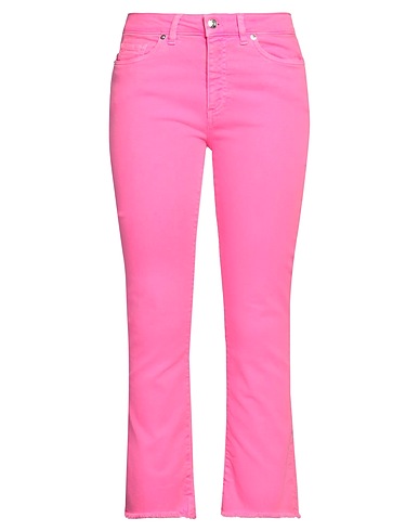 NINE IN THE MORNING Bootcut Jeans Fuchsia 93% Cotton, 5% Elastomultiester, 2% Elastane