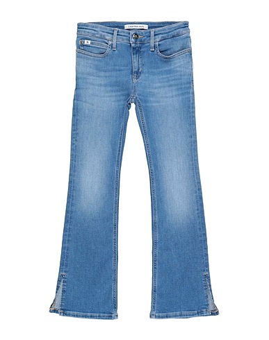 CALVIN KLEIN JEANS Denim trousers Blue 92% Cotton, 4% Elastane, 4% Polyester