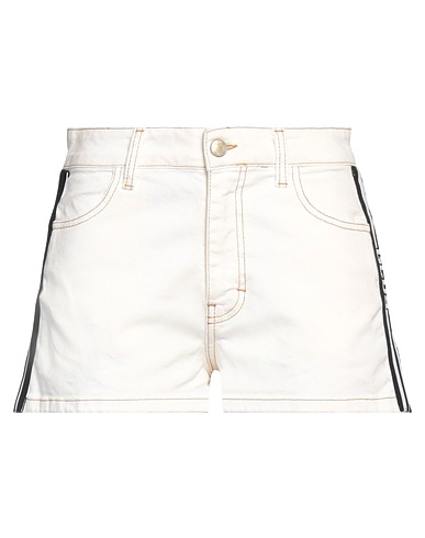GCDS Denim shorts Ivory 100% Cotton