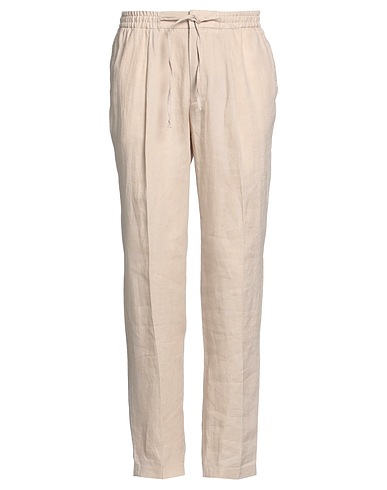 MANUEL RITZ Casual trouser Ivory 100% Linen