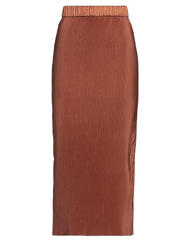 BY MALENE BIRGER Gonna midi Marrone 50% Poliestere riciclato, 50% Poliestere