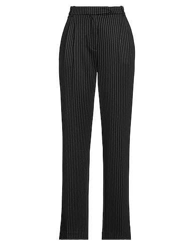 DESIGNERS REMIX Pantalone Nero 55% Rayon, 38% Poliestere, 7% Elastan, Cotone