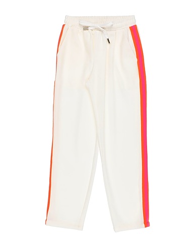 MARC ELLIS Casual trouser White 75% Polyester, 20% Rayon, 5% Elastane