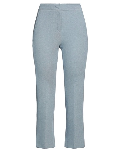 I BLUES Casual pants Pastel blue 44% Polyester, 31% Viscose, 24% Cotton, 1% Elastane