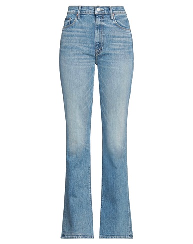 MOTHER Denim trousers Blue 98% Cotton, 2% Elastane