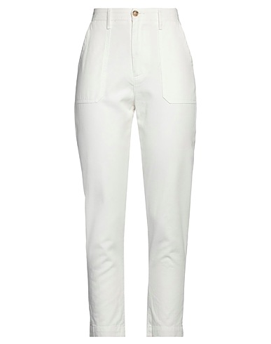 XíRENA Casual trouser White 100% Cotton