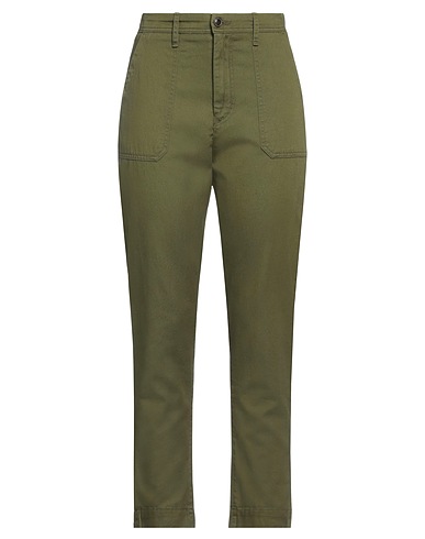XíRENA Casual trouser Military green 100% Cotton