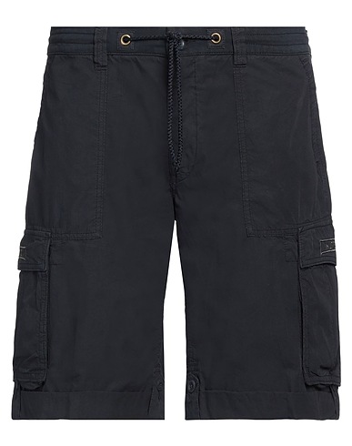 AERONAUTICA MILITARE Shorts & Bermuda Midnight blue 100% Cotton