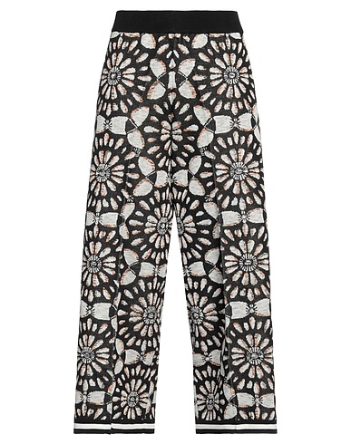 TWINSET Hosen Schwarz 50% Polyester, 32% Viskose, 13% Polyamid, 5% Metallfaser