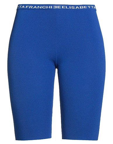 ELISABETTA FRANCHI Leggings Bright blue 55% Viscose, 40% Polyamide, 5% Elastane