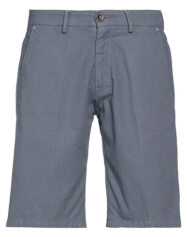 MANUEL RITZ Shorts et Bermudas Bleu pétrole 49% Coton, 49% Polyester, 2% Élasthanne