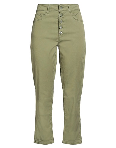 DONDUP Pantalone Verde militare 64% Lyocell, 34% Cotone, 2% Elastan