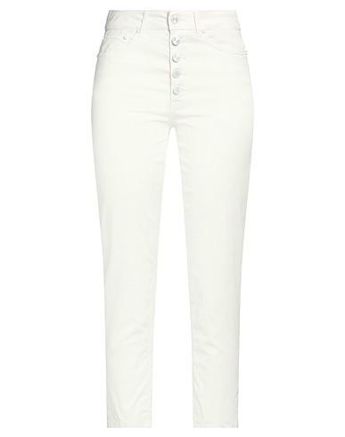 DONDUP Casual trouser Ivory 64% Lyocell, 34% Cotton, 2% Elastane
