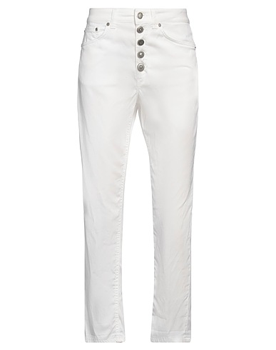 DONDUP Casual trouser White 64% Lyocell, 34% Cotton, 2% Elastane