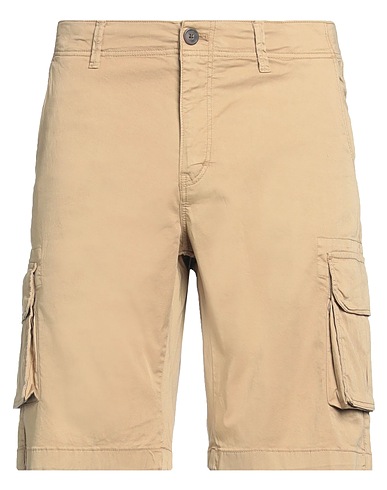 BOMBOOGIE Shorts & Bermuda Beige 98% Cotton, 2% Elastane