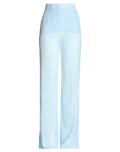 SPORTMAX Casual trouser Sky blue 100% Viscose