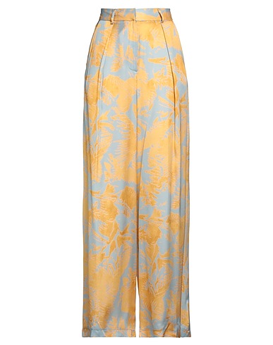 KAOS Casual trouser Yellow 100% Viscose