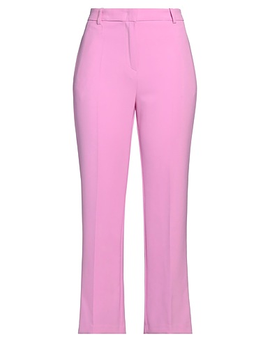 KAOS Casual trouser Pink 91% Polyester, 9% Elastane