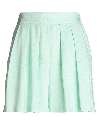 FORTE_FORTE Shorts & Bermuda Light green 95% Viscose, 5% Silk