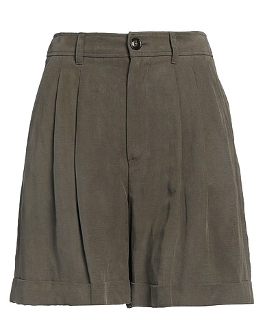 WOOLRICH Shorts & Bermuda Dark green 74% Viscose, 26% Linen