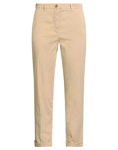 19.70 NINETEEN SEVENTY Casual pants Beige 98% Cotton, 2% Elastane
