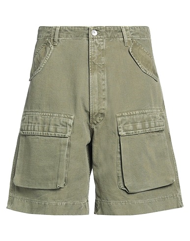 1989 STUDIO Shorts & Bermuda Military green 100% Cotton