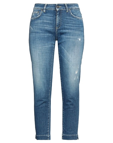 DONDUP Denim trousers Blue 92% Cotton, 6% Elastomultiester, 2% Elastane
