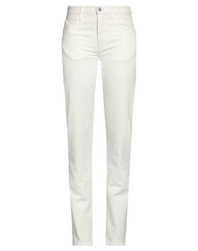 THE ATTICO Denim trousers White 100% Cotton
