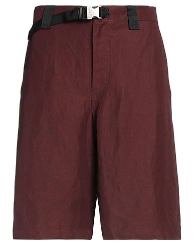 JACQUEMUS Shorts & Bermuda Chocolate brown 64% Viscose, 36% Linen
