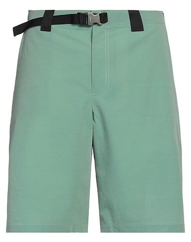 JACQUEMUS Shorts & Bermuda Sage green 64% Viscose, 36% Linen