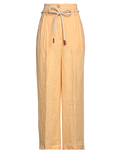 ERIKA CAVALLINI Pantalone Albicocca 100% Lino