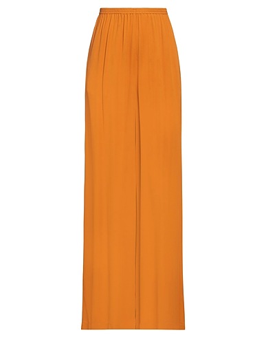 FORTE_FORTE Casual pants Mustard 100% Viscose