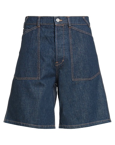 KENZO Denim shorts Blue 100% Cotton, Polyester, Elastane