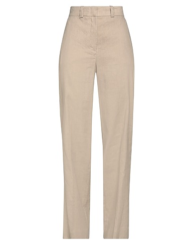 SEVENTY VENEZIA Casual pants Beige 64% Linen, 35% Cotton, 1% Elastane