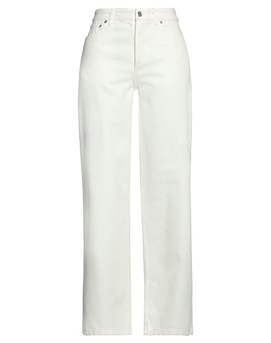 A.P.C. Denim trousers White 100% Cotton