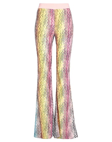 MISSONI パンツ イエロー レーヨン 100%