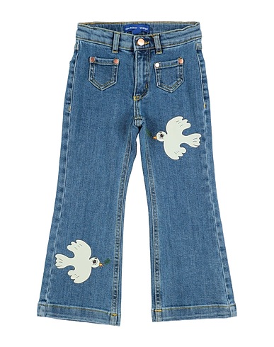 MINI RODINI X WRANGLER Pantaloni jeans Blu 98% Cotone, 2% Elastan