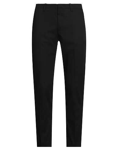 PAOLO PECORA チノパンツ ブラック コットン 97% / ポリウレタン 3%