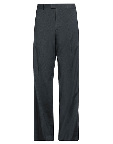 RAF SIMONS Casual pants Charcoal 99% Virgin Wool, 1% Elastane