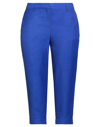 P.A.R.O.S.H. Pantalone Blu 72% Viscosa, 28% Lino