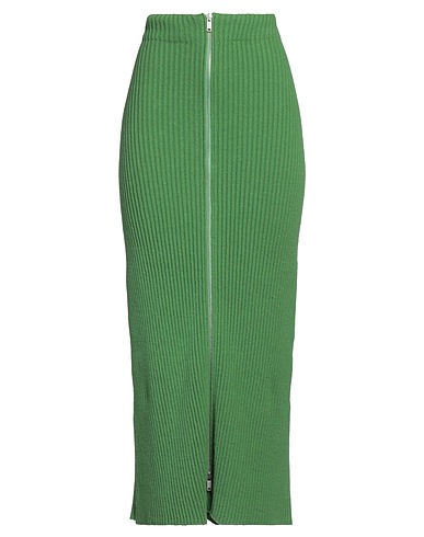 JIL SANDER Long skirt Green 100% Cotton
