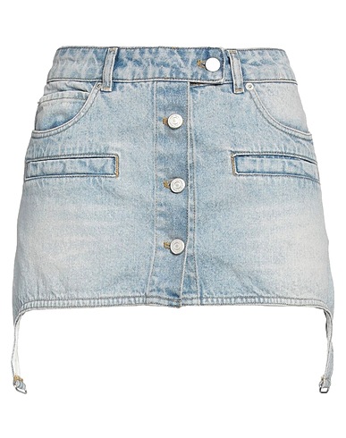 COURRÈGES 데님 스커트 블루 100% 코튼