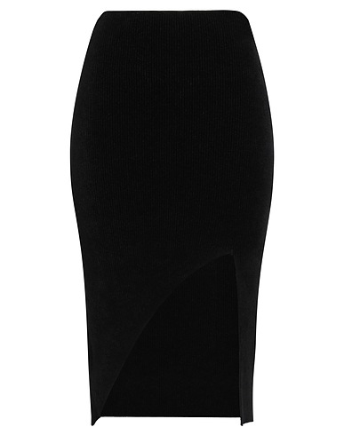 JUST CAVALLI Mini skirt Black 64% Viscose, 36% Cotton