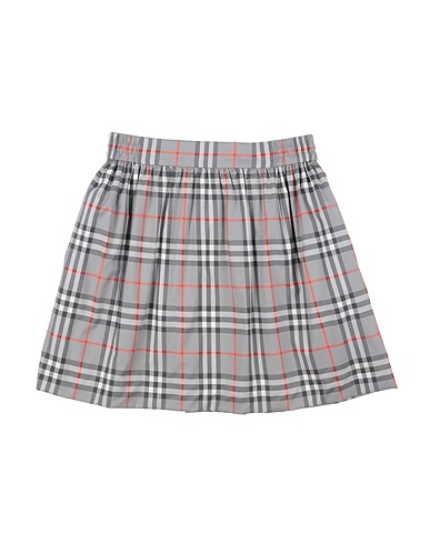 BURBERRY Skirt Grey 95% Cotton, 5% Elastane