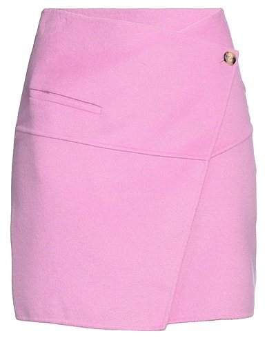 NANUSHKA Mini skirt Pink 85% Wool, 15% Silk
