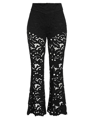 JIJIL Casual trouser Black 69% Cotton, 21% Polyamide, 10% Viscose, Elastane